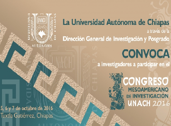 Congreso Mesoamericano de Investigación UNACH 2016